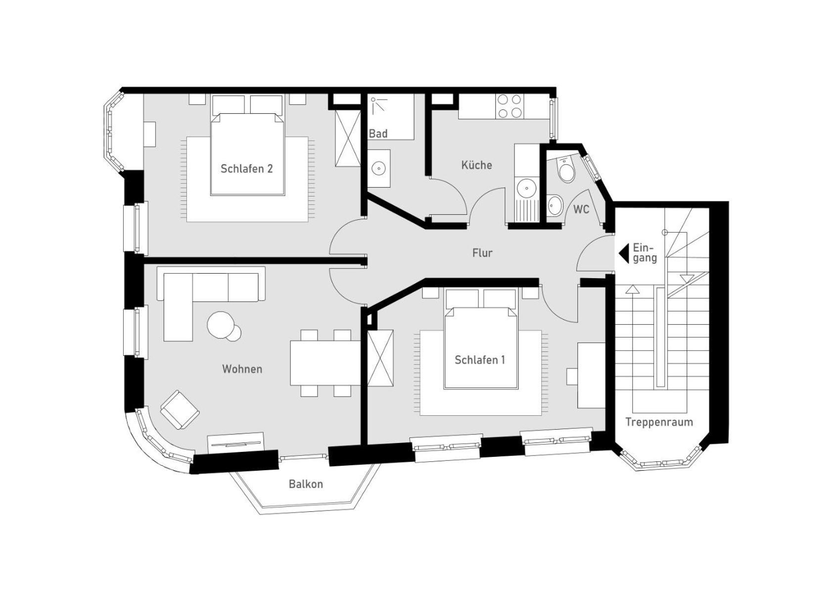 Domblick 2 I Balkon I Parkplatz I Naehe Veltins-Arena Apartamento Gelsenkirchen Exterior foto
